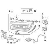 Audi Headlight Bulb - Genuine Audi 80A998473B