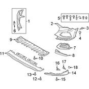 Audi Grille - Genuine Audi 83A807672T94