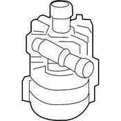 Audi Auxiliary Water Pump - Genuine Audi 8K0965569A