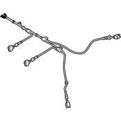 Audi ABS Wheel Speed Sensor Wire Harness Front Left - Genuine Audi 8K0972251E