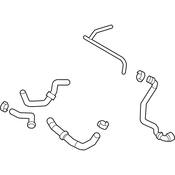 Audi Radiator Coolant Hose - Genuine Audi 8S0122101B