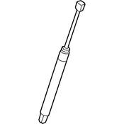 Audi Trunk Lid Lift Support - Genuine Audi 8S8827552F