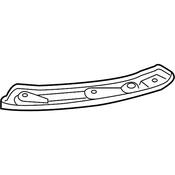 Audi Radiator Support Bracket - Genuine Audi 8U0805931
