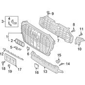 Audi Grille - Genuine Audi 83A807683A9B9