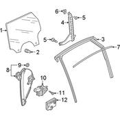 Audi Door Reveal Molding - Genuine Audi 83A839643CT94