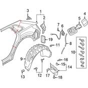 Audi Mud Guard - Genuine Audi 83A853833