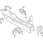 Audi Console Mat - Genuine Audi 83A863416