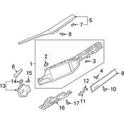 Audi Courtesy Light - Genuine Audi 83A947356S