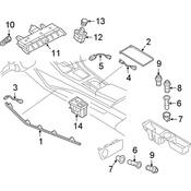 Audi Courtesy Light - Genuine Audi 83B947200