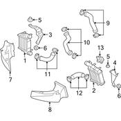 Audi Engine Air Intake Hose - Genuine Audi 8E0117336J