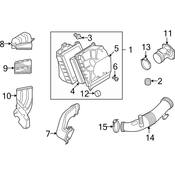 Audi Engine Air Intake Hose - Genuine Audi 8E0133356D