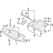 Audi Belly Pan (RS4) - Genuine Audi 8E0863821AT