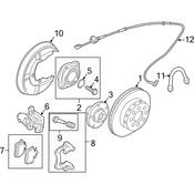 Audi ABS Wheel Speed Sensor - Genuine Audi 8E0927807F