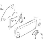 Audi Window Regulator Front Right (A5 Quattro S5 A5) - Genuine Audi 8F0837462C