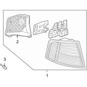 Audi Tail Light Stud - Genuine Audi 8H0945229