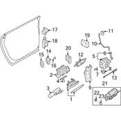 Audi Door Jamb Switch - Genuine Audi 8H0959985B