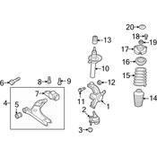 Audi Coil Spring Front (TT Quattro) - Genuine Audi 8J0411105M