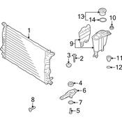 Audi Radiator - Genuine Audi 8K0121251J