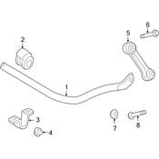 Audi Stabilizer Bar - Genuine Audi 8K0411309L