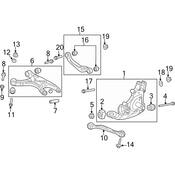 Audi Suspension Knuckle - Genuine Audi 8K0505431AP
