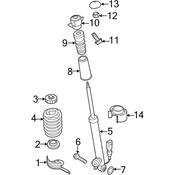 Audi Shock Absorber Bellow (RS5) - Genuine Audi 8K0512137C