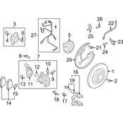 Audi Disc Brake Caliper - Genuine Audi 8K0615404E