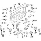 Audi Door Window Switch - Genuine Audi 8K0959851CV10