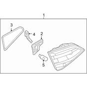 Audi Back Up Light Assembly - Genuine Audi 8K5945094K