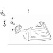Audi Tail Light Assembly - Genuine Audi 8K5945096L