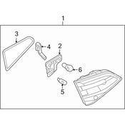 Audi Back Up Light Socket - Genuine Audi 8K5945257C
