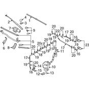 Audi Windshield Wiper Arm - Genuine Audi 8P1955407A