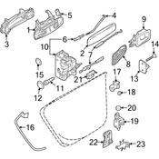 Audi Door Seal - Genuine Audi 8P4833706B