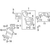 Audi Air Cleaner Bracket - Genuine Audi 8R0133426