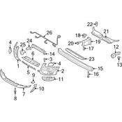 Audi Radiator Support Access Cover - Genuine Audi 8R0807081
