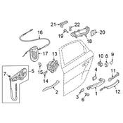 Audi Exterior Door Handle Gasket - Genuine Audi 8R0837210