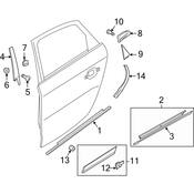 Audi Door Seal - Genuine Audi 8R0867369B