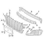 Audi Grille - Genuine Audi 8S0853651B3FZ