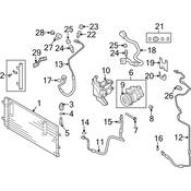 Audi A/C Receiver Drier - Genuine Audi 8T0298403