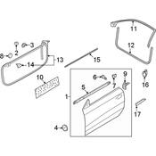 Audi Door Seal - Genuine Audi 8T0837911G