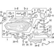 Audi Headlight Right (RS5) - Genuine Audi 8T0941754E