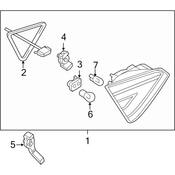 Audi Tail Light Assembly - Genuine Audi 8T0945094D