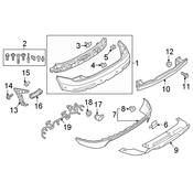 Audi Tow Eye Cap - Genuine Audi 8U0807441GGRU