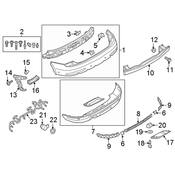 Audi Tow Eye Cap - Genuine Audi 8U0807441J4U8