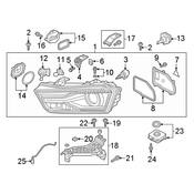 Audi Headlight Assembly - Genuine Audi 8U0941043E