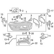 Audi Headlight Assembly - Genuine Audi 8U0941773B