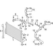 Audi Intercooler Seal - Genuine Audi 8V0121331E