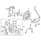 Audi Disc Brake Caliper - Genuine Audi 8V0615107C