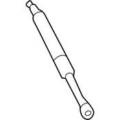 Audi Trunk Lid Lift Support - Genuine Audi 8V7827552A