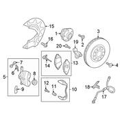 Audi Disc Brake Caliper - Genuine Audi 8V0615124F