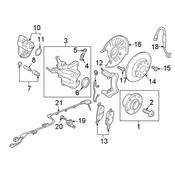 Audi Disc Brake Caliper - Genuine Audi 8V0615423A